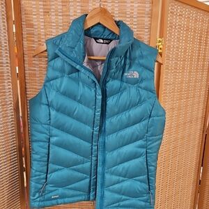 The North Face Turquoise Insulated Vest